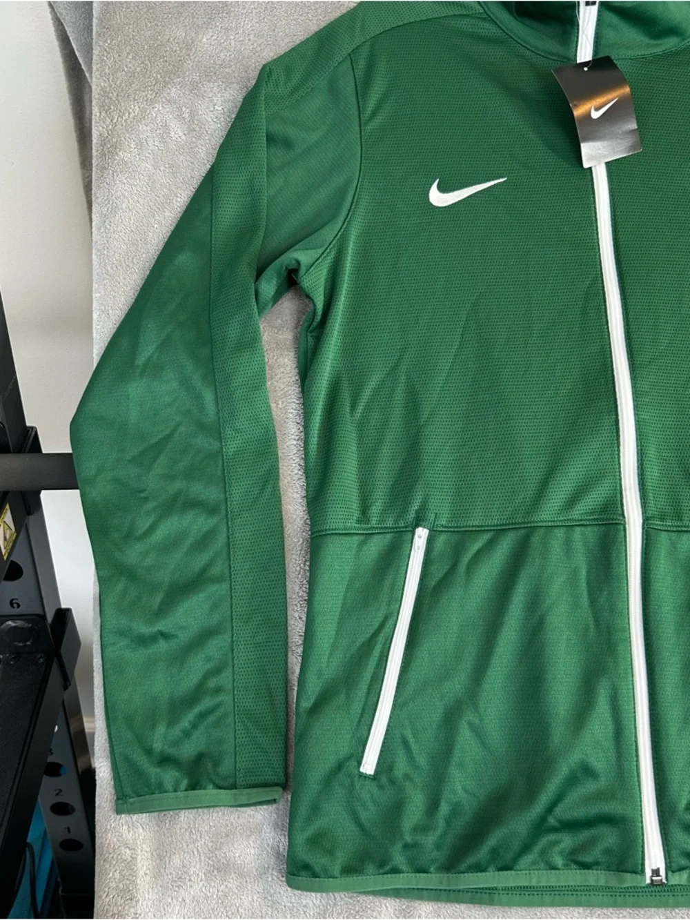 Nike Charlotte 49ers College‎ Track Jacket Men’s Sweater Color Green Size Small